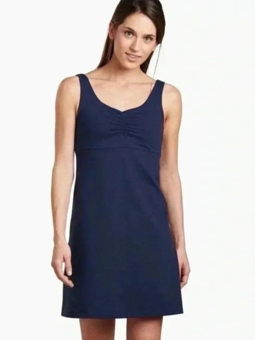 KÜHL Navy Blue Harmony Activewear Dress Shelf Bra Gorpcore Travel Size Medium